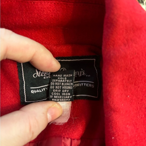 STEVE & BARRY’S Wool Blend Double Breasted Peacoat - Picture 2 of 5